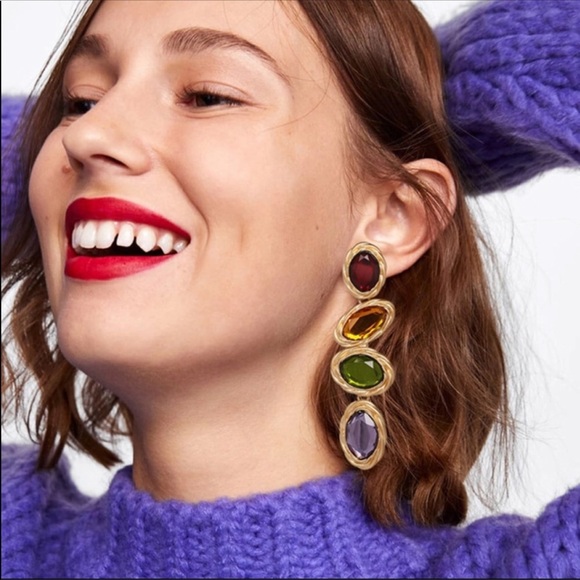 Zara multicolor earrings - Picture 4 of 7